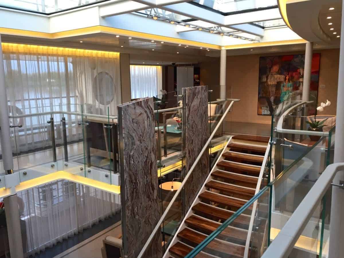 Viking Lif Atrium and staircase.